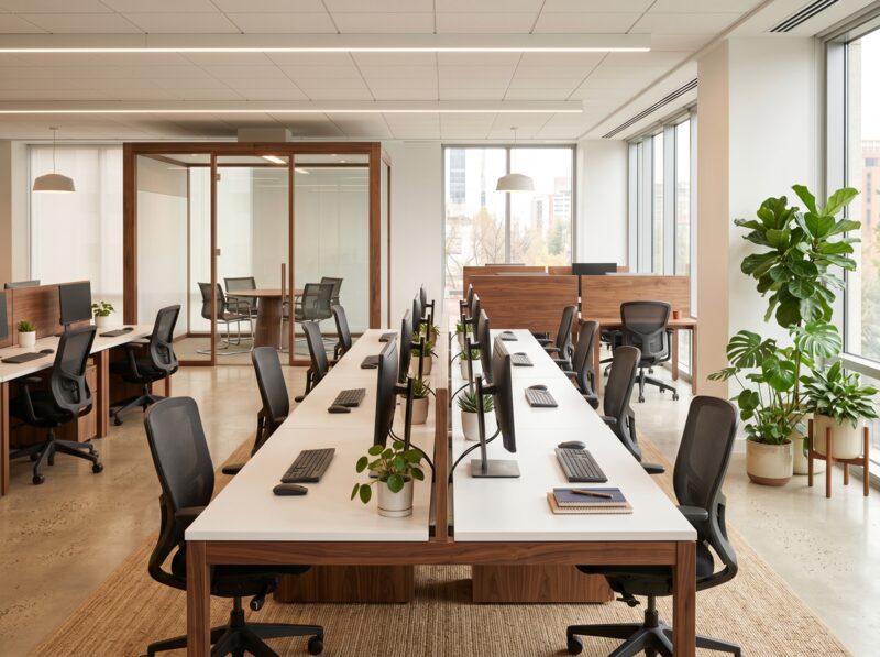Office and Commercial Interiors designed and built by ARK Civil and Interiors