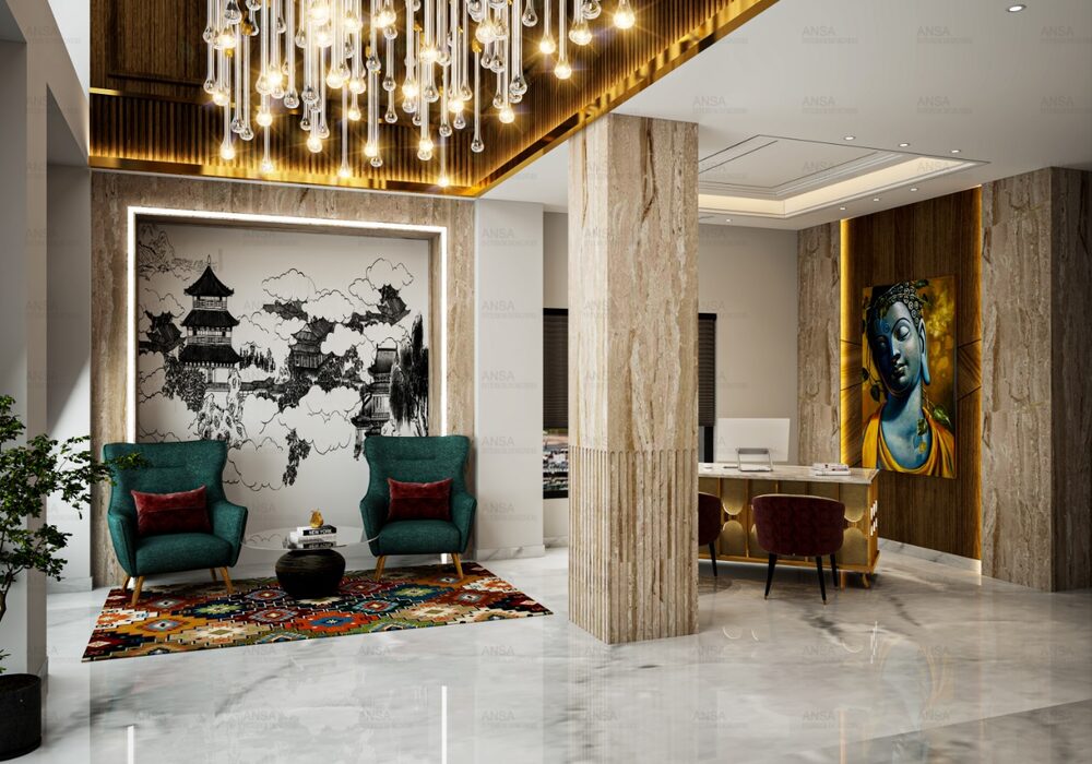 Hotel lobby project by ARK